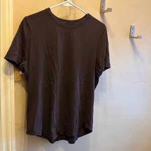 Lululemon Cotten Blend Brown Large T-Shirt